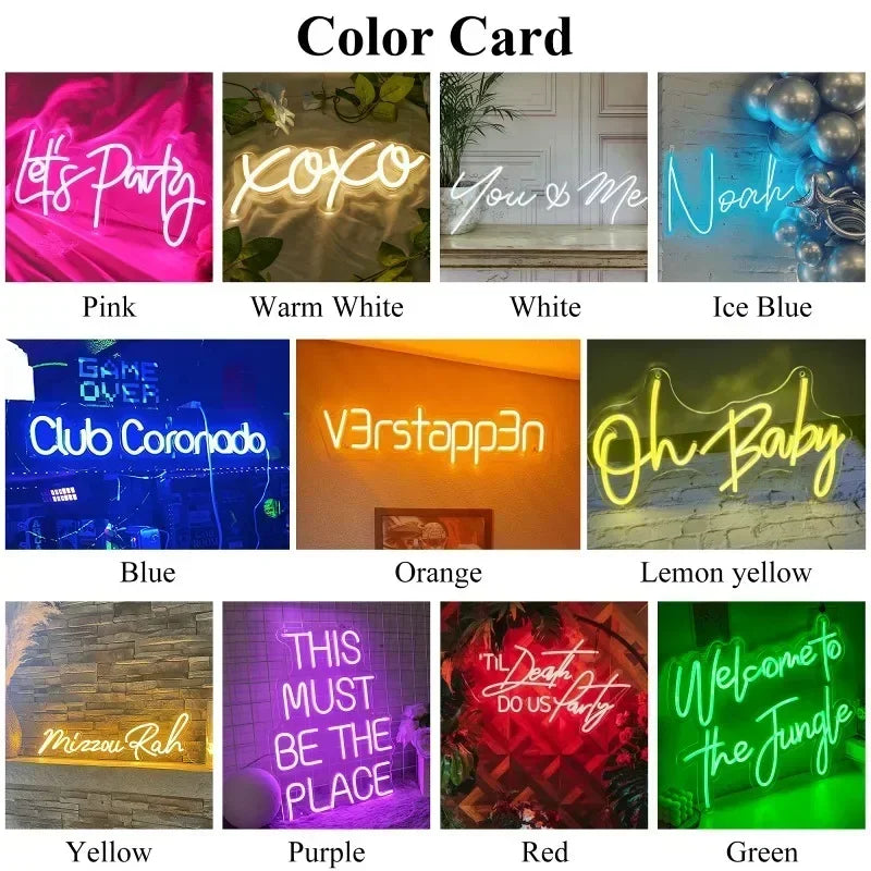 Custom Neon Sign Led Name Light