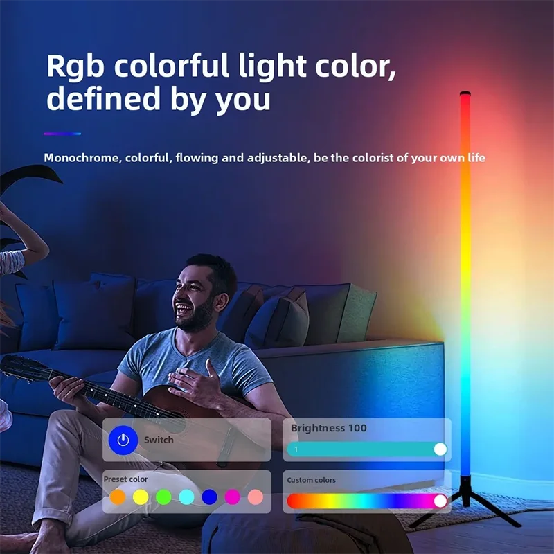 RGB Corner Floor Lamp
