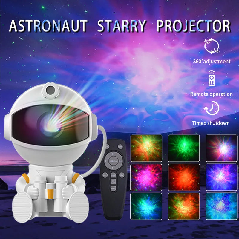 Astronaut Projector Galaxy Starry Night Lights