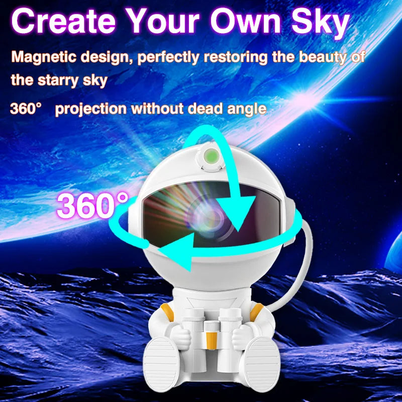 Astronaut Projector Galaxy Starry Night Lights