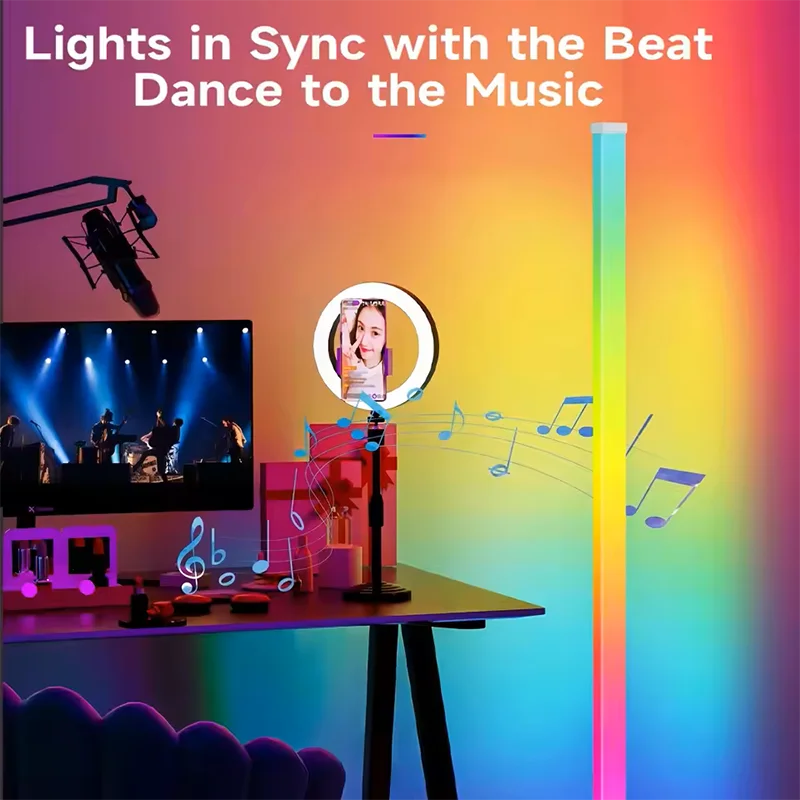 RGB Corner Floor Lamp